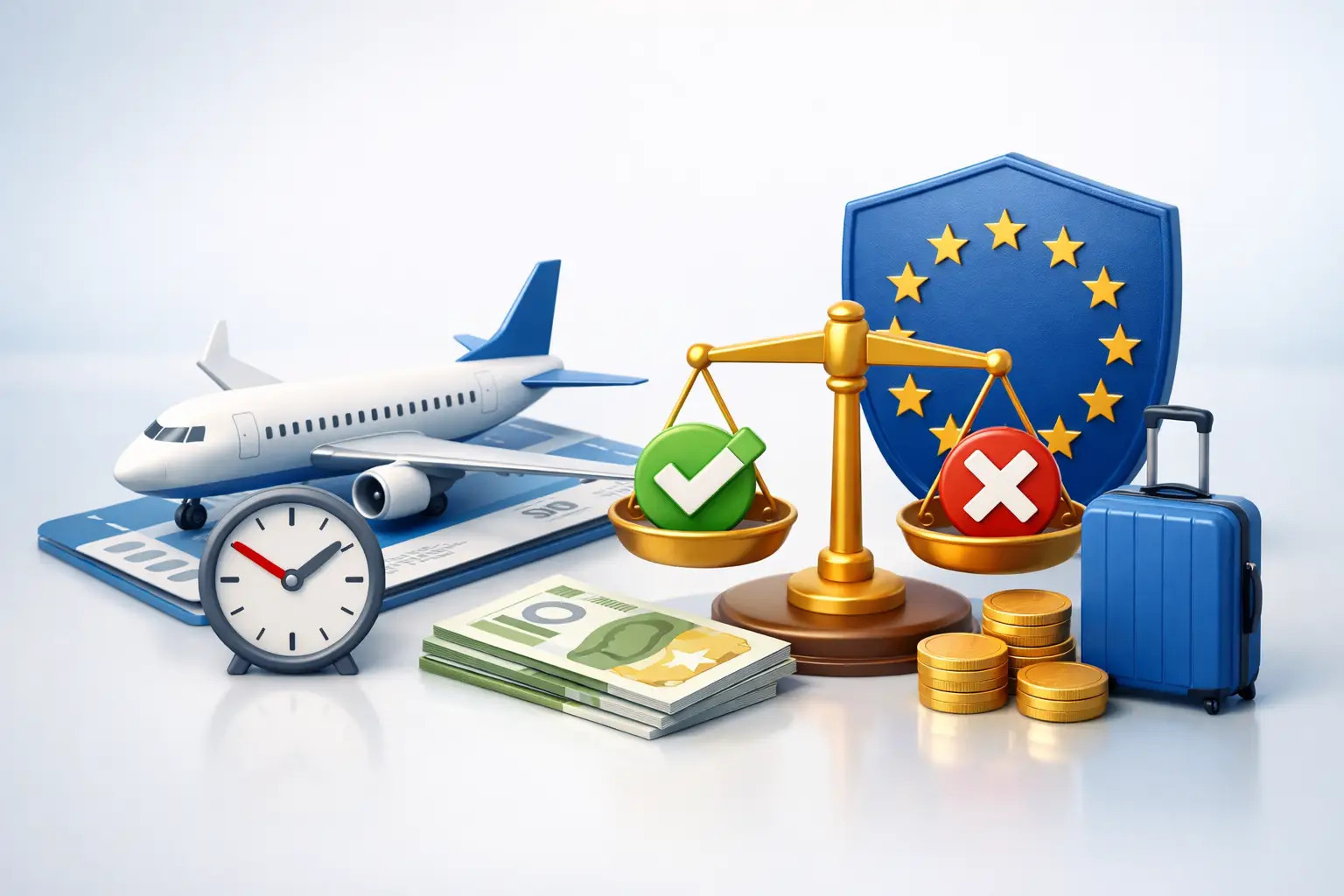 Flugverspätung: EU-Fluggastrechte durchsetzen