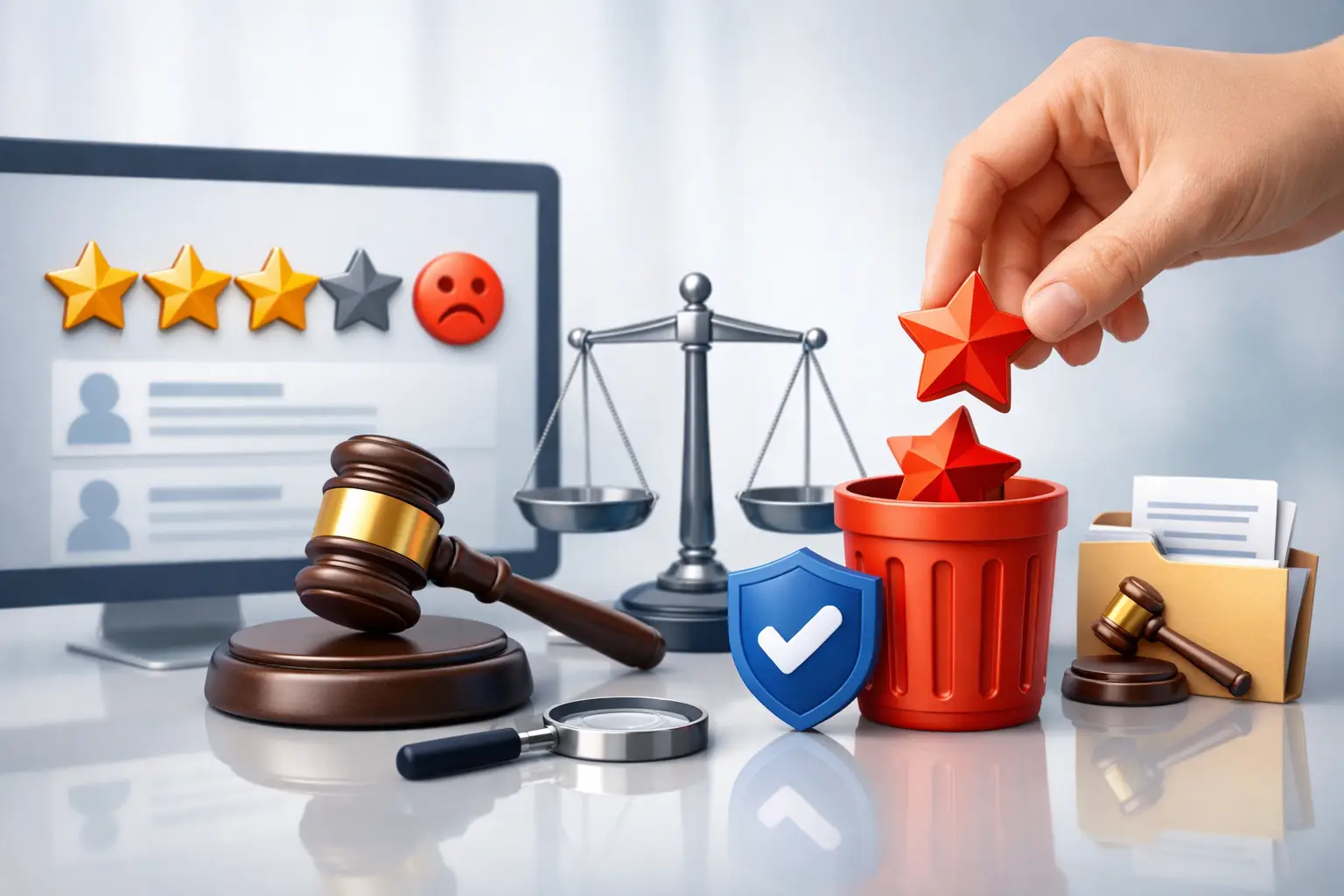 Bewertung löschen: Rechtlich möglich bei Google?
