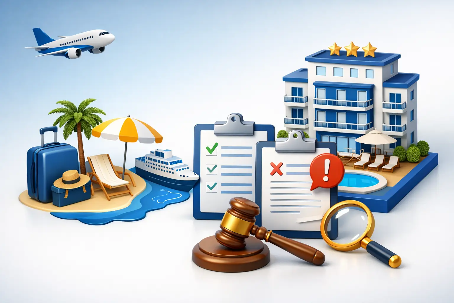 Pauschalreise oder Hotelbuchung: Reklamation richtig