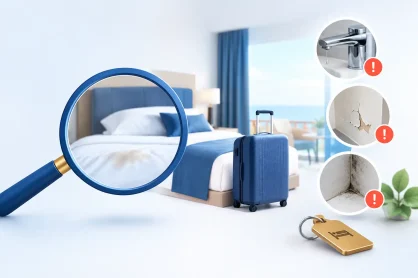 Häufige Reisemängel im Ferienhotel erkennen